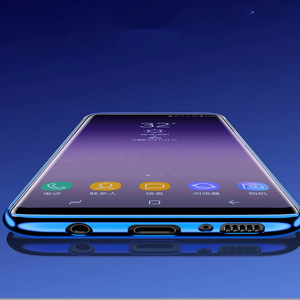 Покрытие бампер чехол на мобильный телефон для samsung Galaxy S9 плюс S8 S7 S10 S10E Note 9 8