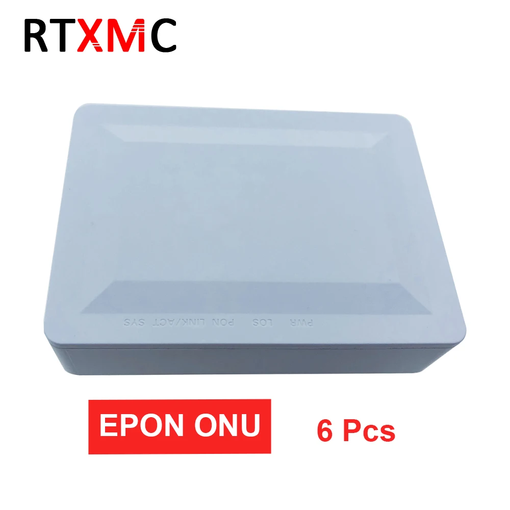 6 pcs EPON ONU FTTH FTTO 1GE 1 порт ONT OLT 25G Epon набор микросхем для ZTE|Оптоволоконное