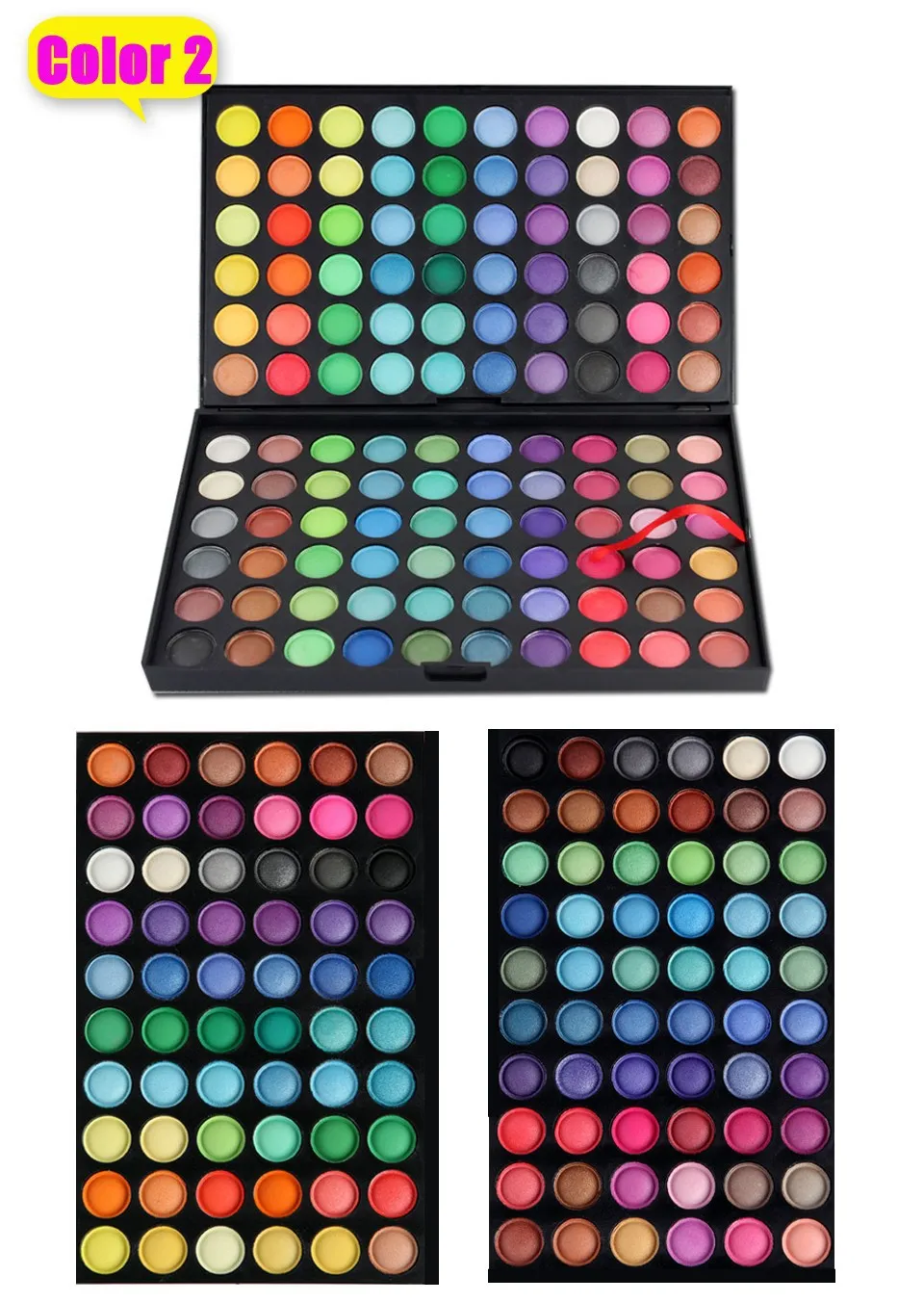 120 цветов Модная палитра теней для век косметика минеральный макияж Набор 4 цвета