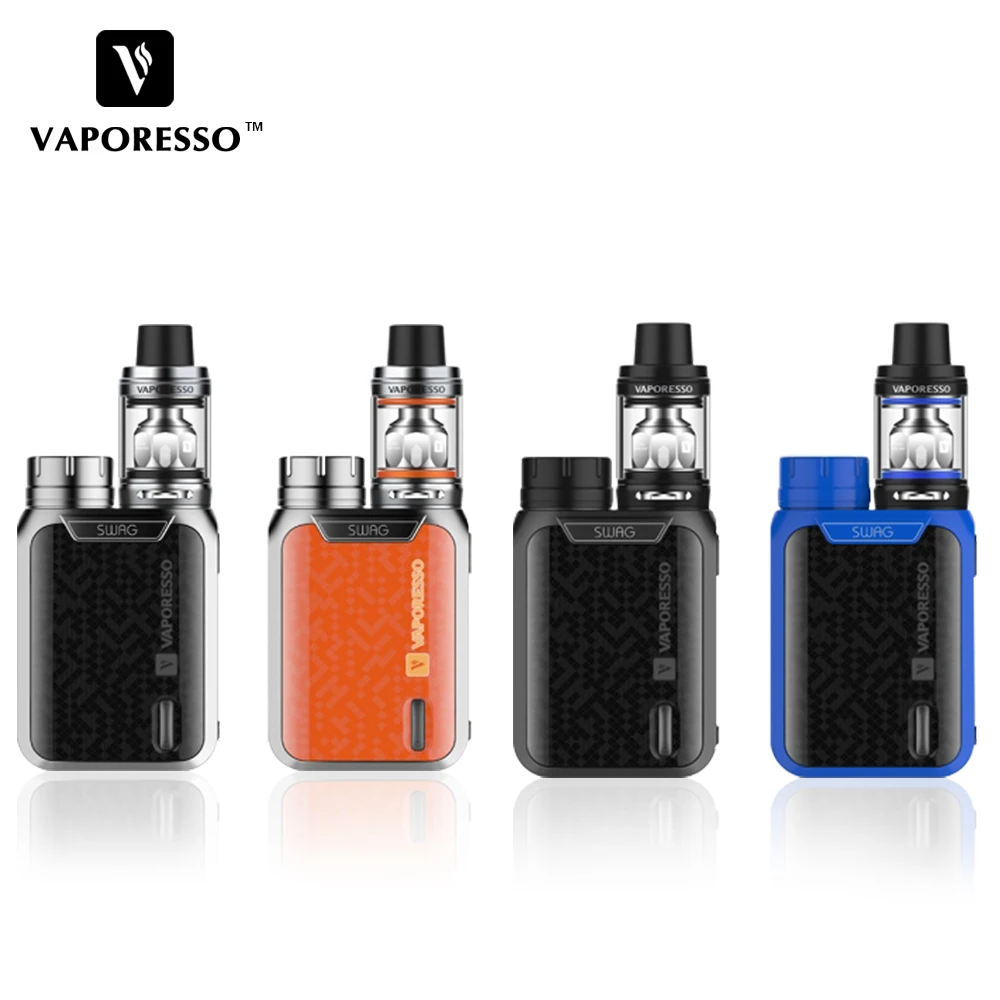 Оригинальный вейп мод Vaporesso SWAG Box Mod 80 Вт бак NRG SE (3 5 мл)/Mini (2 мл) без батареи 18650 для
