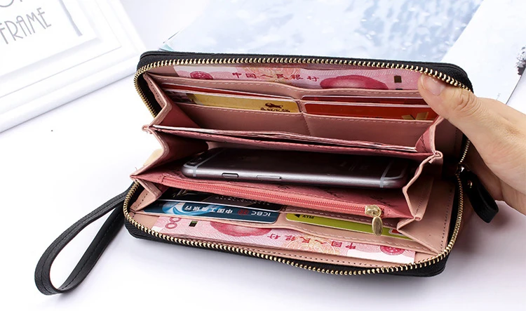 2019 женский кошелек лучший дизайн Pu Женский высококачественный модный Карманный