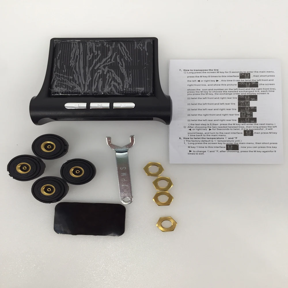 2018 новая порошкообразная новейшая Солнечная TPMS Автомобильная сигнализация