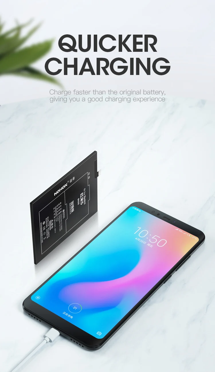 NOHON батарея для Xiaomi Redmi 5 Plus 3 Pro 3S 4X 5A BN35 BM47 BM4A BN44 BN34 сменные батареи для мобильного телефона батарея+ Инструменты
