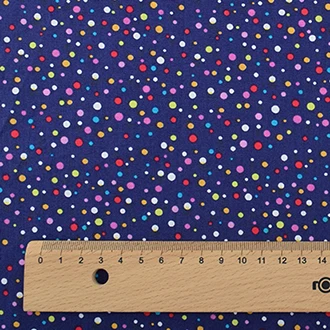 B 1 Piece 50x145cm Chainho, простая хлопковая ткань с принтом в горошек, поплиновый материал для детского платья, рубашки, юбки - Цвет: B 1 Piece 50x145cm