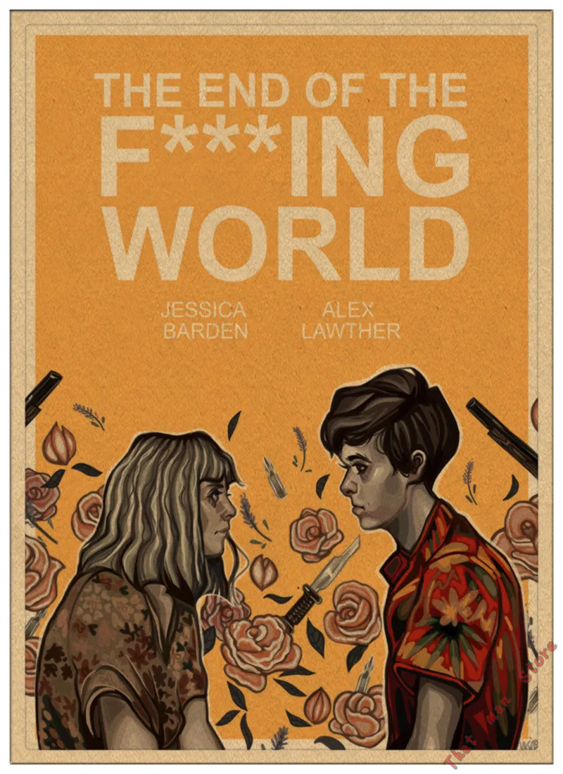 Новый Винтажный постер The End of the F *** ing World TV Series настенная живопись печать на