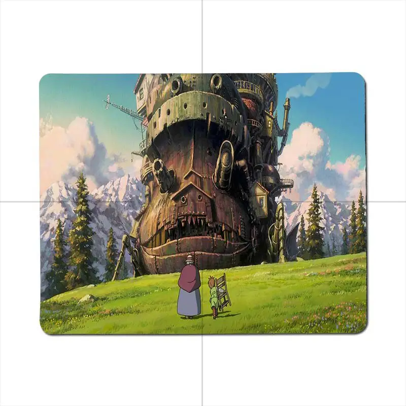 

MaiYaCa Funny Howl is Moving Castle Gamer Speed Mice Retail Small Rubber Mousepad Size for 25X29cm 18x22cm Gaming Mousepads