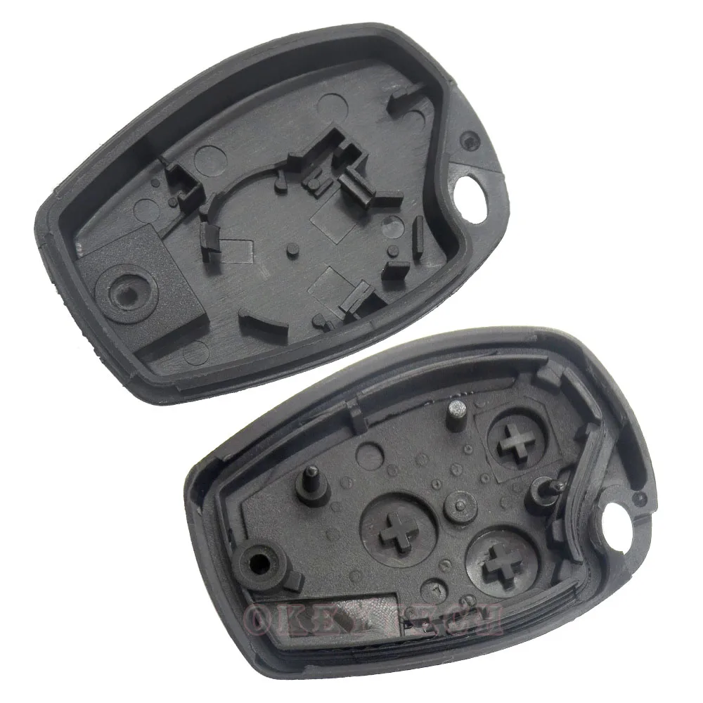 OkeyTech 10 шт./лот новейший 3 кнопки дистанционного ключа FOB оболочка для Renault Clio Modus