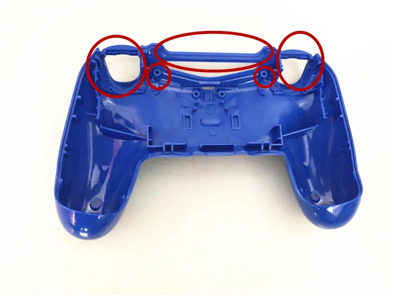 PS4 Полный Корпус в сборе кнопки из ракушек покрытие хромированный чехол для playstation 4 DualShock 4 беспроводной сменный контроллер зеленый