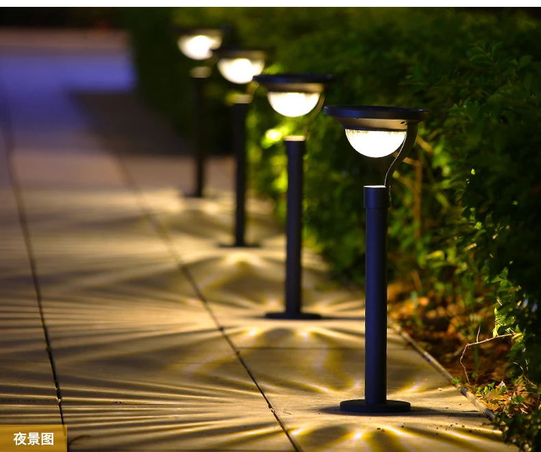 Солнечная 2LED SMD супер яркая наружная садовая лужайка свет точечная лампа