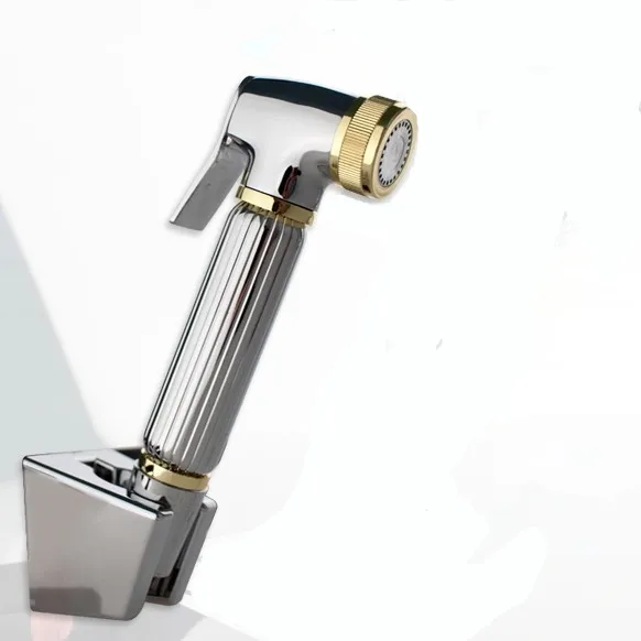 Роскошная медная Хромированная душевая головка Мини Туалет ручной биде спрей и