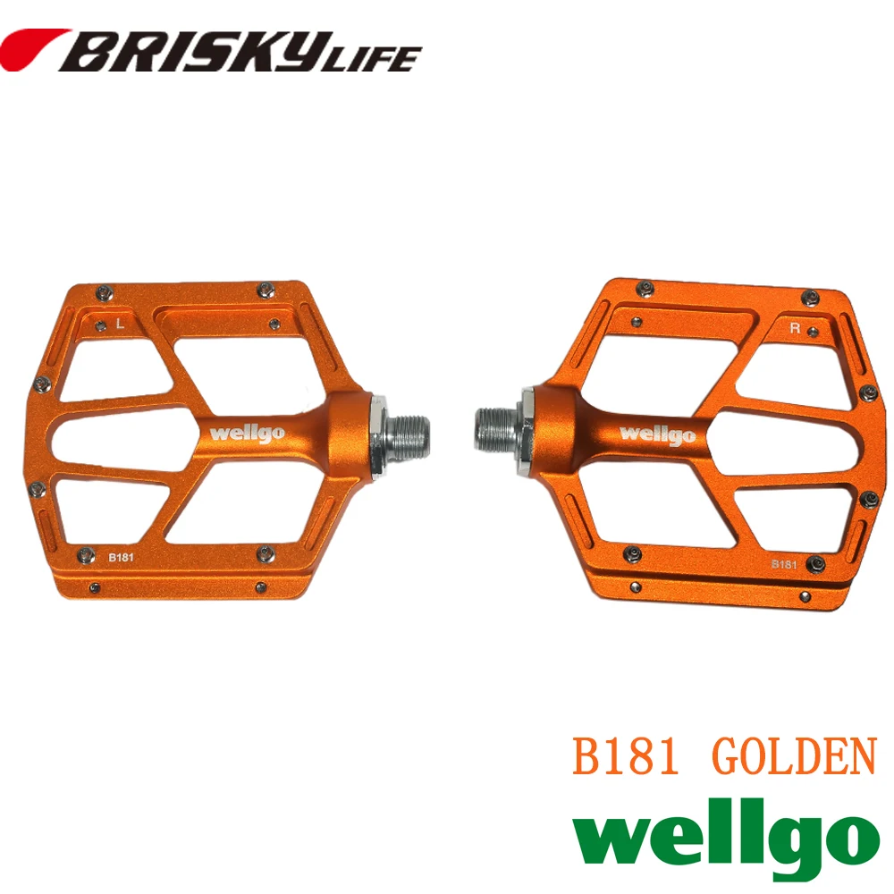 Сплав WELLGO педали для велосипеда Бесплатная доставка Высокое качество цвета BMX