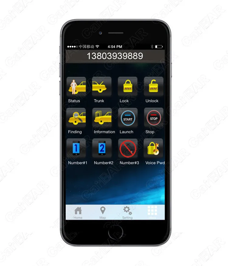 IOS Android GPS GSM Car Alarm for Hummer Start Stop Button Two Way with Top Quality Advanced Technology CARBAR | Автомобили и