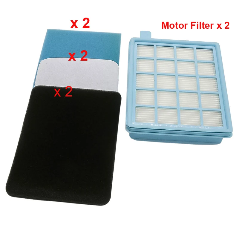 8 шт. фильтры для двигателя Philips PowerPro FC8470/81 FC8472/81 FC8473/81 FC9523/19|motor filter|philips filterwashable filter