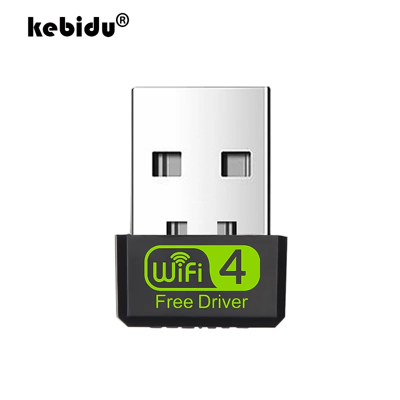 Мини USB Wi fi адаптер 2 4 ГГц 150 Мбит/с 802.11b/G/N USB2.0|Сетевые карты| |