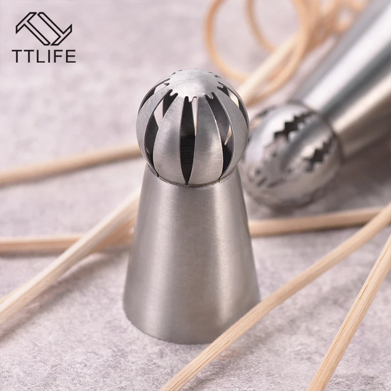 TTLIFE Нержавеющая сталь русский Бал сопла цветок Помадка Обледенение Трубопроводы Совет крем факел торты украшение крем рот формы для выпечки