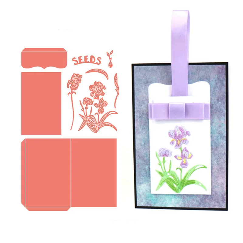 Naifumodo Seed Package металлические режущие штампы DIY Скрапбукинг альбом для изготовления