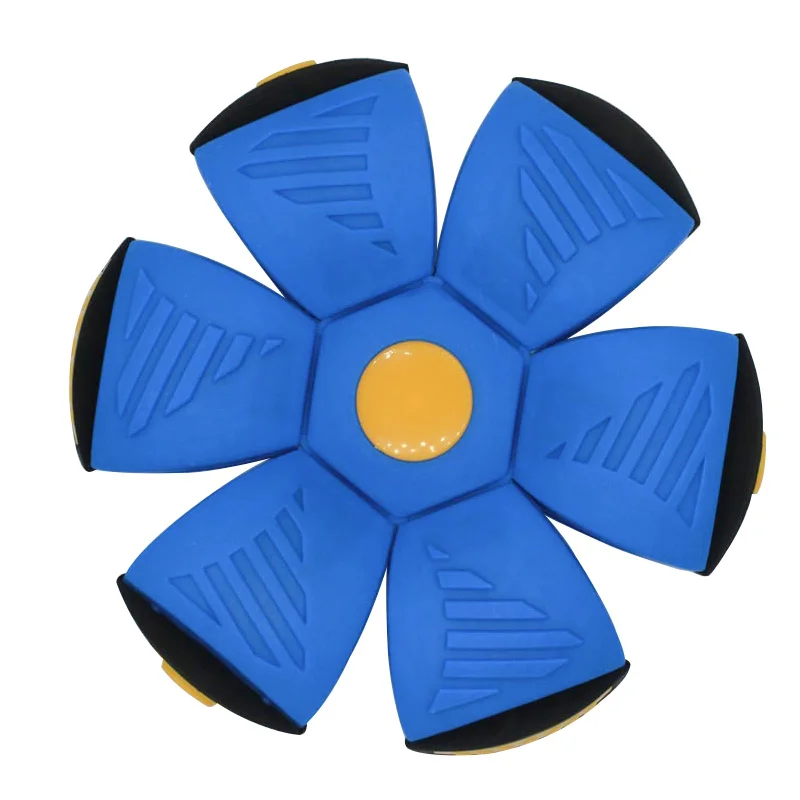 Красный синий НЛО плоский мяч магический летающая тарелка Волшебная форма для