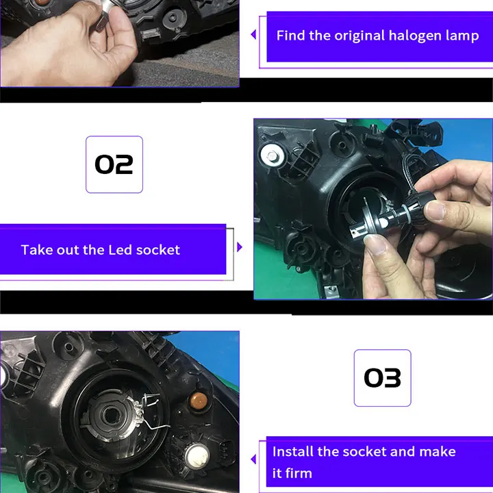 2 шт. healihght led h7 h4 светодиодные лампы h1 h3 880 h11 9005 9006 5202 9012 9004 9007 h13 h15 автомобильный светильник с чипом csp Авто 6000K светодиодный мини-с can-bus