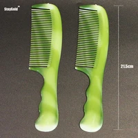 double combs as a lot plastic jade green flexible tool