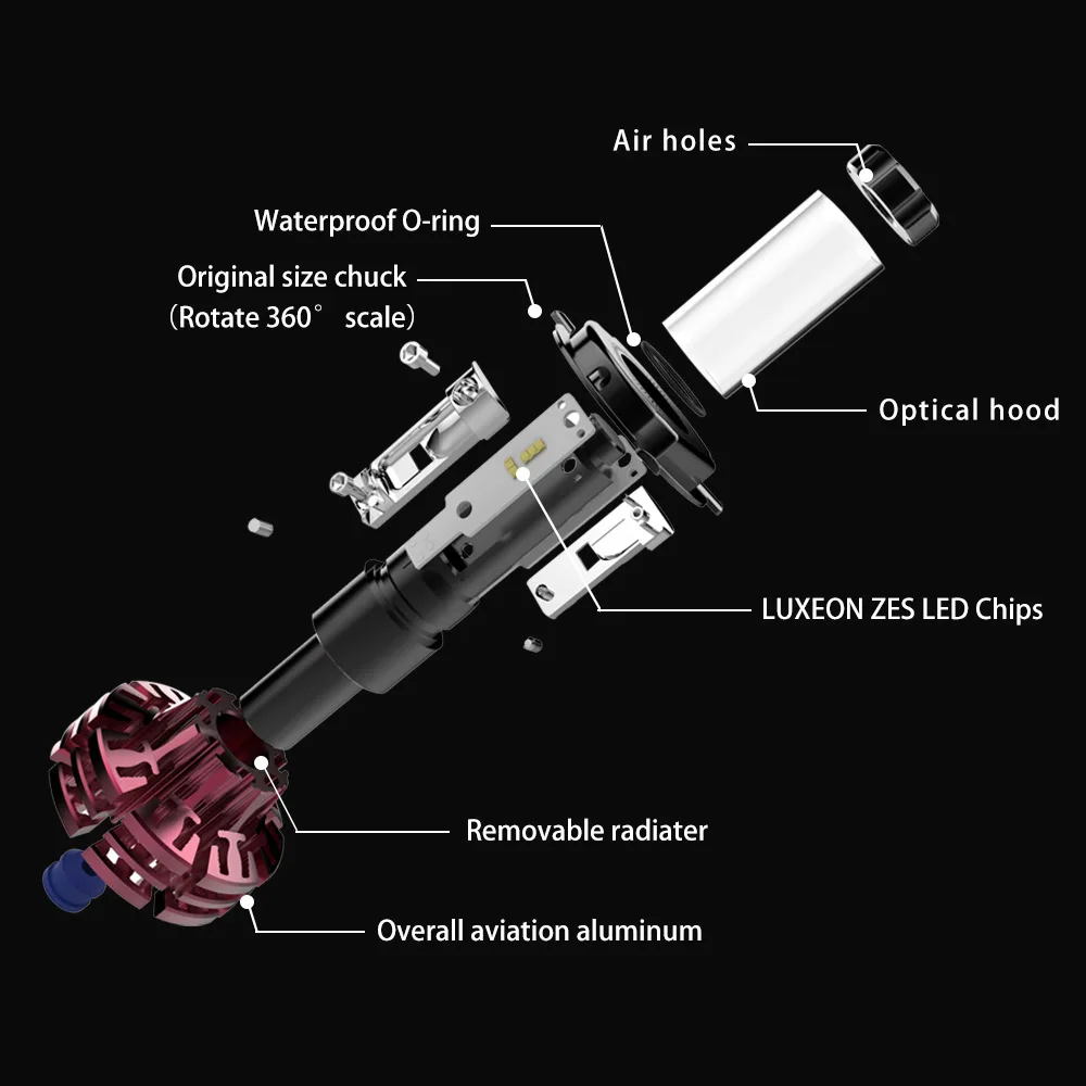Светодиодный фонарь H7 H4 H11 H1 HB4 HB3 12 в пост. Тока 10 000 лм 80 Вт|hb3 led bulb|headlight h11hb3 |
