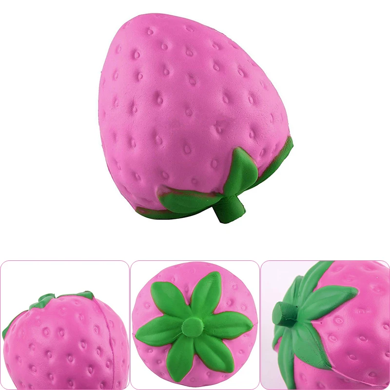 Kawaii сжимаемая игрушка клубника снятие стресса медленно восстанавливающая форму