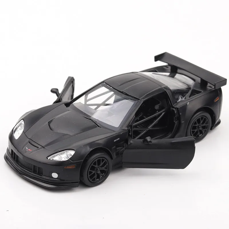

1/36 Licensed Car Series CH554003M Corvette DieCasts Small Car 5 inch 2 Open Doors No Flashing& Sounds Collective Level