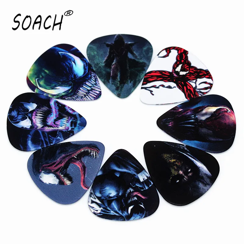 

SOACH 50pcs Newest Guitar Picks Thickness 0.46mm guitar paddle Guitar Accessories ukulele bass Musical Instruments