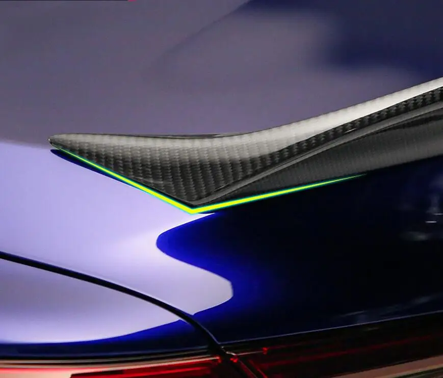 JINGHANG Carbon Fiber Car Rear Wing Trunk Lip Spoilers Fits For Toyota Camry 2018 | Автомобили и мотоциклы