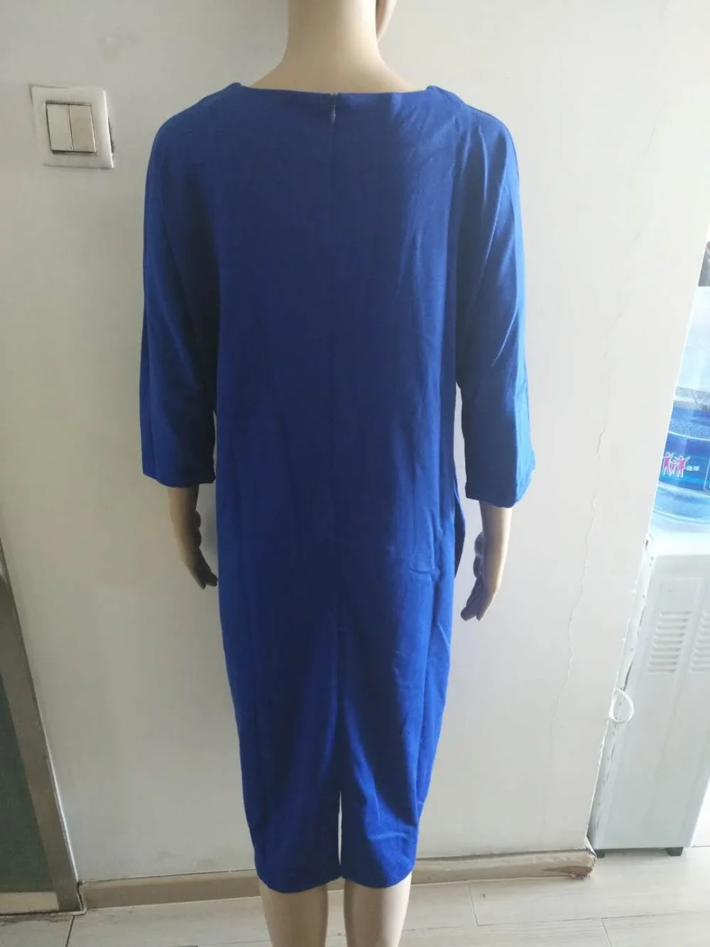Большие размеры 6XL, женское летнее платье, 5XL, прямые, до колена, с карманами, с блестками, для работы, платья, большие размеры, красные, синие, вечерние ouc941
