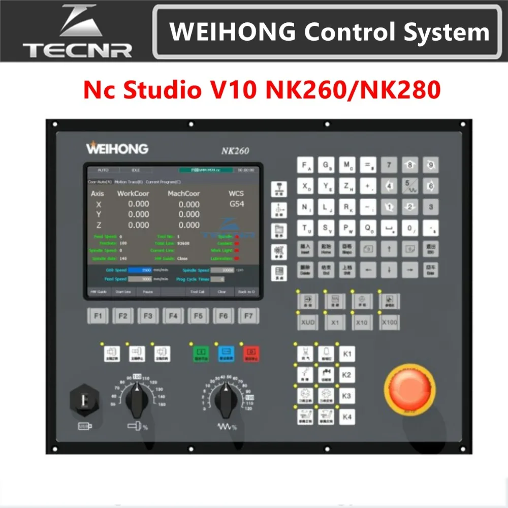 WEIHONG NC studio NK260 NK280 NK280B программное обеспечение V10 3 4 5 осевая интегрированная