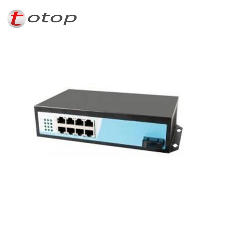 Переключатель Poe волокна poe 1gigabit 8 Порты и разъёмы Gigabit PoE s + 1 двойной гигабитный по