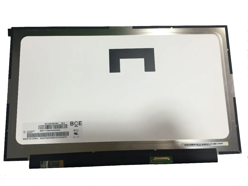 Матрица для ноутбука Lenovo 6 го поколения ThinkPad X1 Carbon 14 0 дюйма 30 контактов матовая FHD X