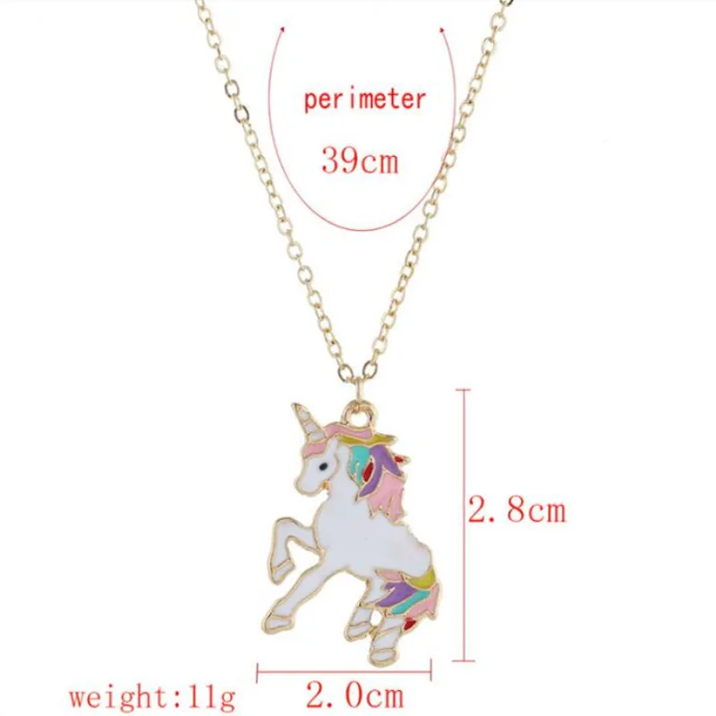 Новинка подвеска Timlee N097 с милыми мультяшными животными единорогом сплав