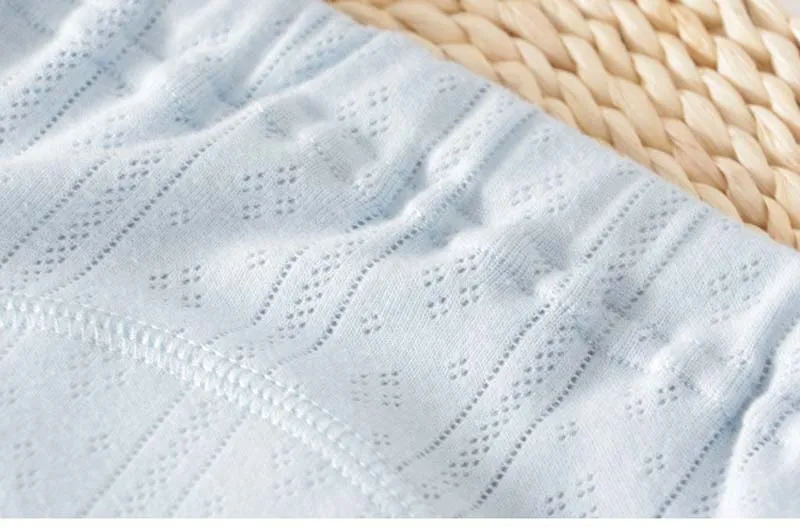 5 шт./лот, 4 слоя, марлевые, хлопковые тренировочные штаны для малышей, многоразовые, одноцветные, тканевые подгузники, Детские тренировочные трусики для мальчиков и девочек