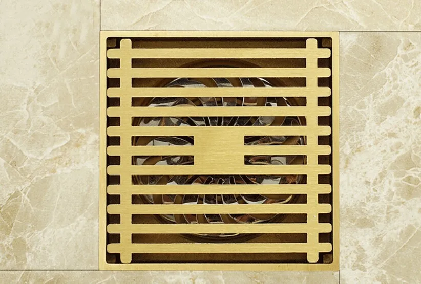 

copper shower floor drain bathroom water anti-odor floor drain DR066