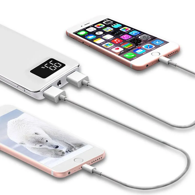 18650 power Bank 30000mAh для Xiaomi Mi 2 USB портативное зарядное устройство Внешняя батарея
