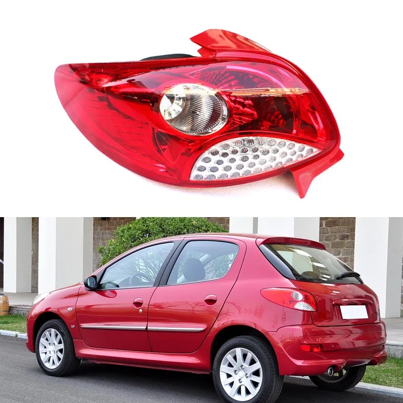 Задний светильник для Peugeot 207 Hatchback Sedan 2008 2009 2010 2011 2012 2013 2014 стайлинга автомобилей