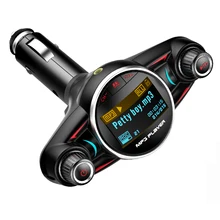ACCNIC стильный fm-модулятор Громкая связь комплект беспроводной связи bluetooth для автомобиля TF USB музыкальный приемник Adatper fm-передатчик MP3 музыкальный плеер