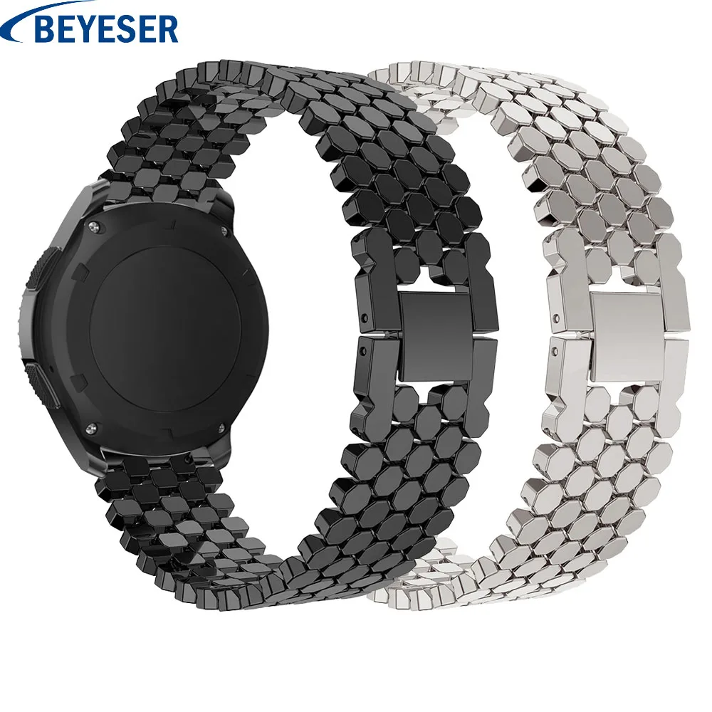 Gear S3 Frontier умный ремешок из нержавеющей стали для samsung Galaxy watch 46 мм Классический
