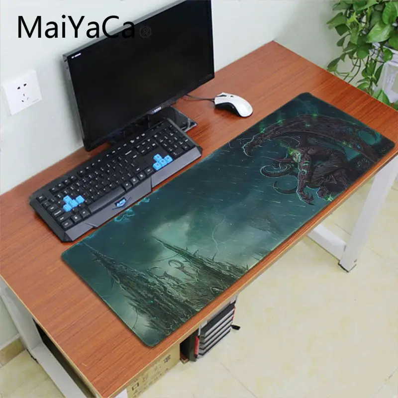 Maiyaca world of warcraft коврик для мыши геймер игровые коврики настольная клавиатура игровой коврик для мыши геймер 60X30 см большой Офисный Компьютерный стол коврик