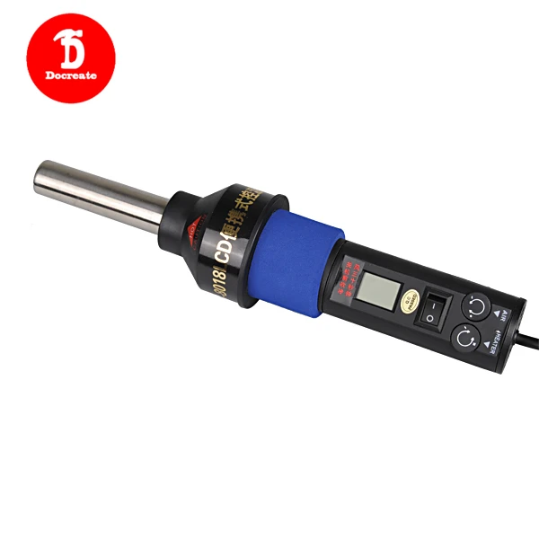 8018LCD 220V 450 градусов LCD регулируемый электронный тепловой пистолет горячего