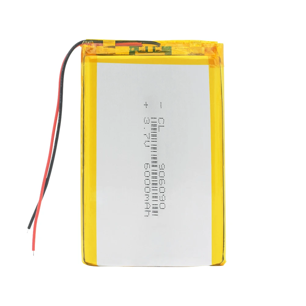 3 7 V 8000mAh Lipo батарея 7566121 для планшета MID GPS электрические игрушки Li Po литий