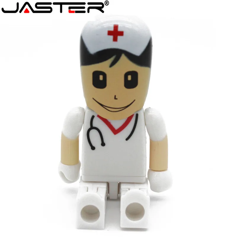 Новое поступление мультяшный робот медицинский флэш накопитель JASTER 4 ГБ 8 16 32 64 usb