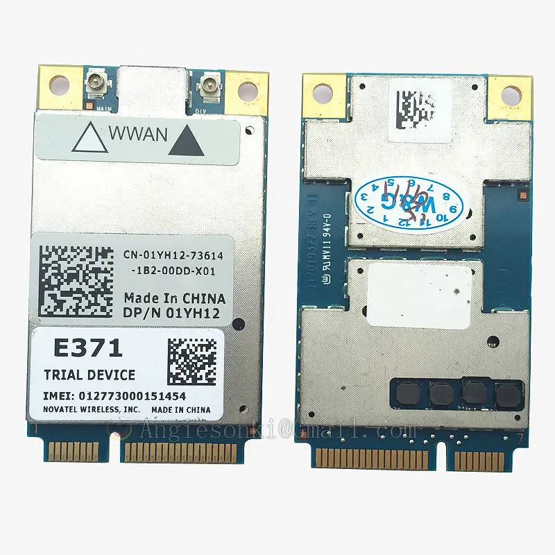 DW5804 4G WWAN LTE мобильный широкополосный 01YH12 E371 PCI-E 3G/4G WLAN WCDMA модуль модем для Dell 850 / AWS