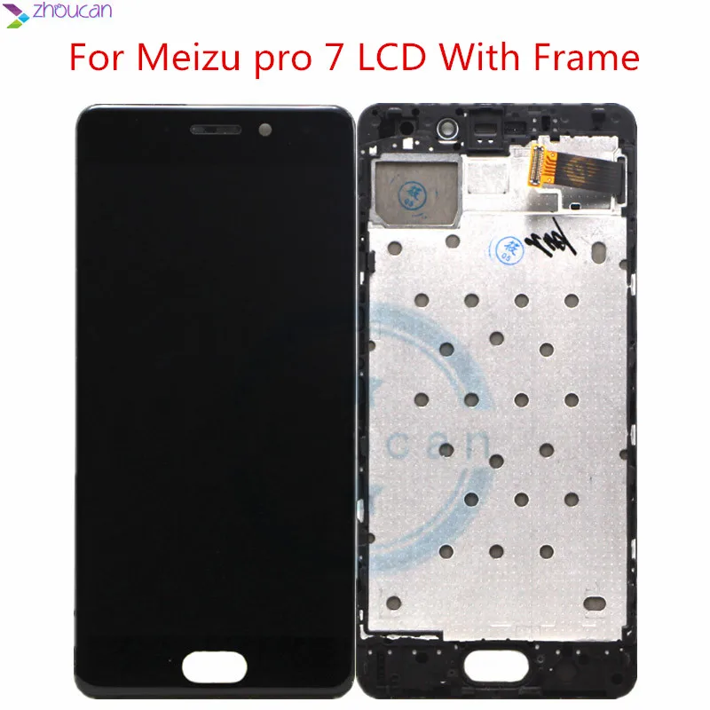 Для Meizu Pro 7 Lcd M792H M792Q L LCD с рамкой дисплей Сенсорное стекло дигитайзер сборка