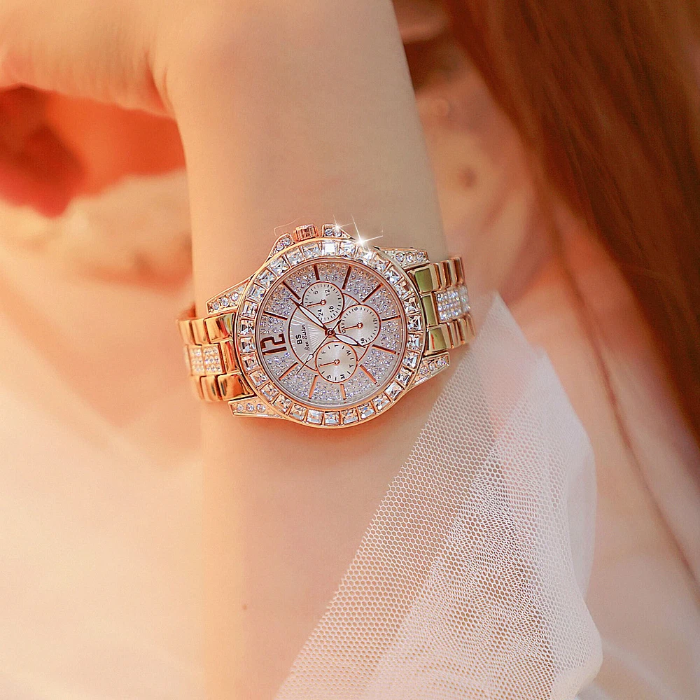 Часы наручные женские кварцевые под розовое золото 2019 | Наручные часы