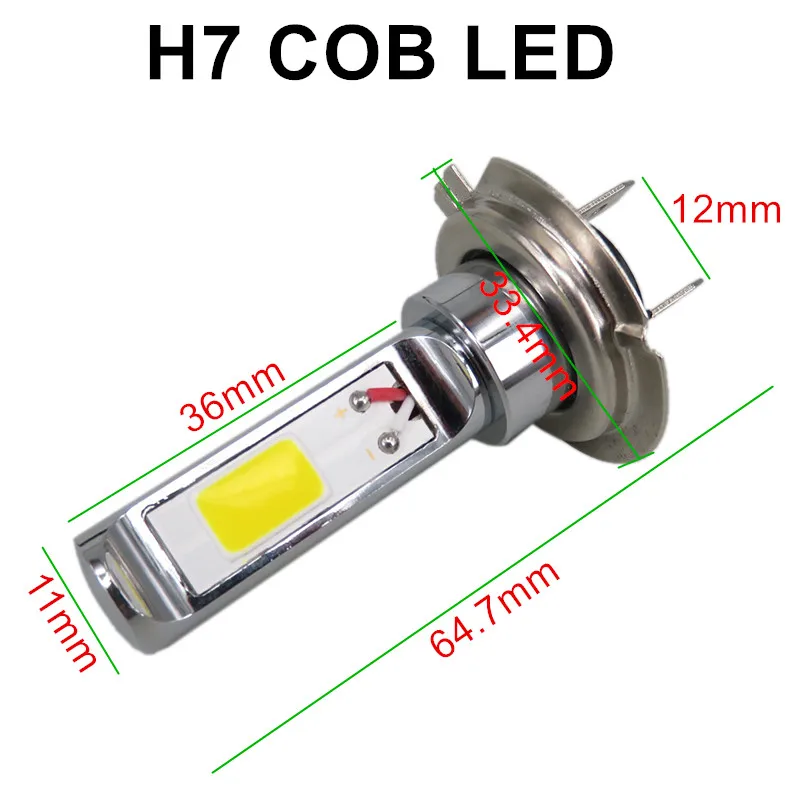 Wljh 2x Белый 30 Вт светодио дный H4 H7 H8 H11 9005 9006 УДАРА Чип Авто мотоциклетные фары