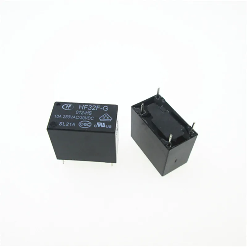 Горячее предложение Новое реле HF32F G 012 HS JZC32F 12VDC DC12V 12V 10A 250VAC 4PIN|relay 10a 12v|10a 250vac relay12v