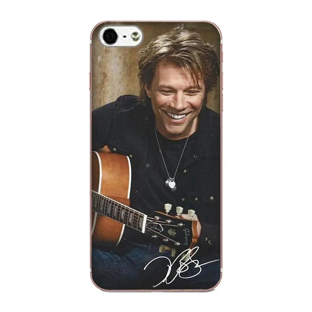 Для Galaxy Grand Alpha G850 Core2 Prime S2 I9082 A3 A5 A7 On5 On7 2015 2016 2017 TPU чехол для телефона Capa Jon Bon Jovi |