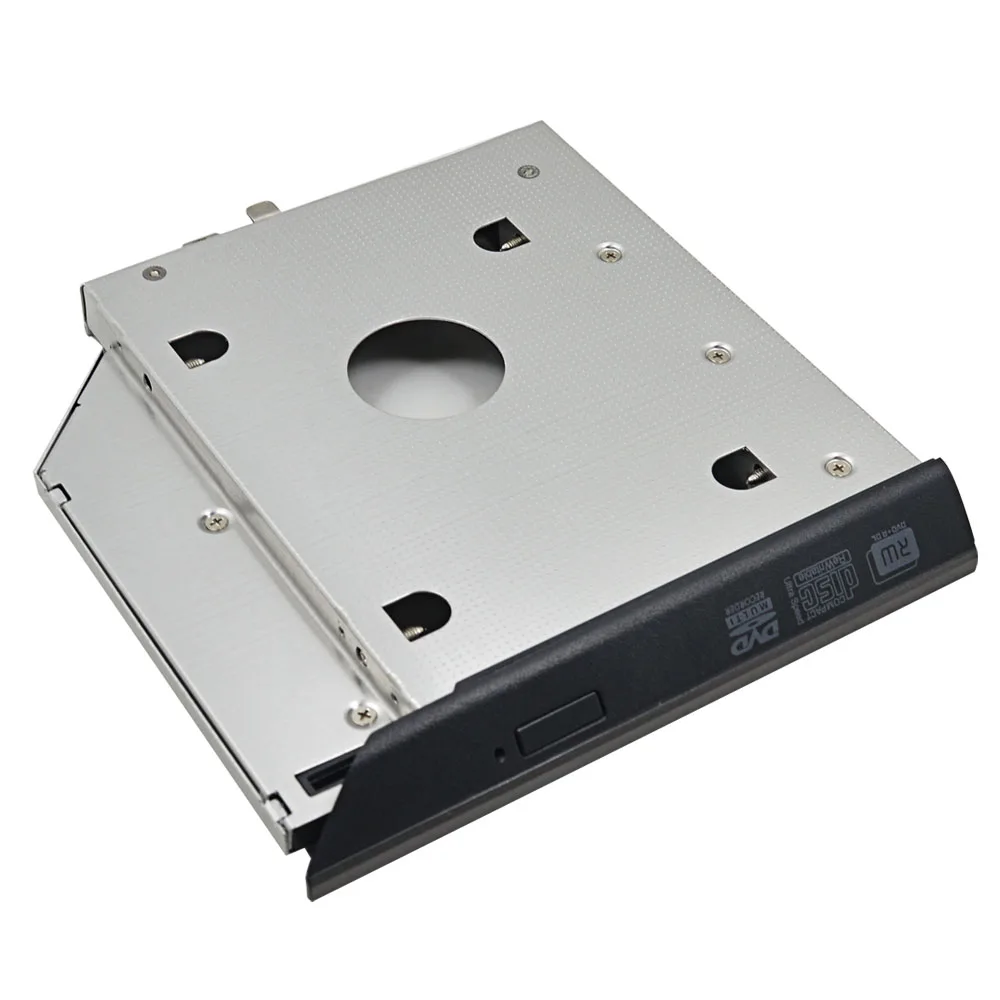 Алюминиевый корпус для 2-го жесткого диска 12 7 мм SATA 3 0 2 5 &quotSSD HDD HP Compaq 6530B 6535B 6730B 6730S